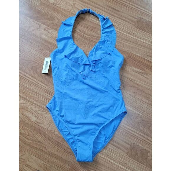 La Blanca Ruffled One-Piece Swimsuit 12 - Picture 1 of 7